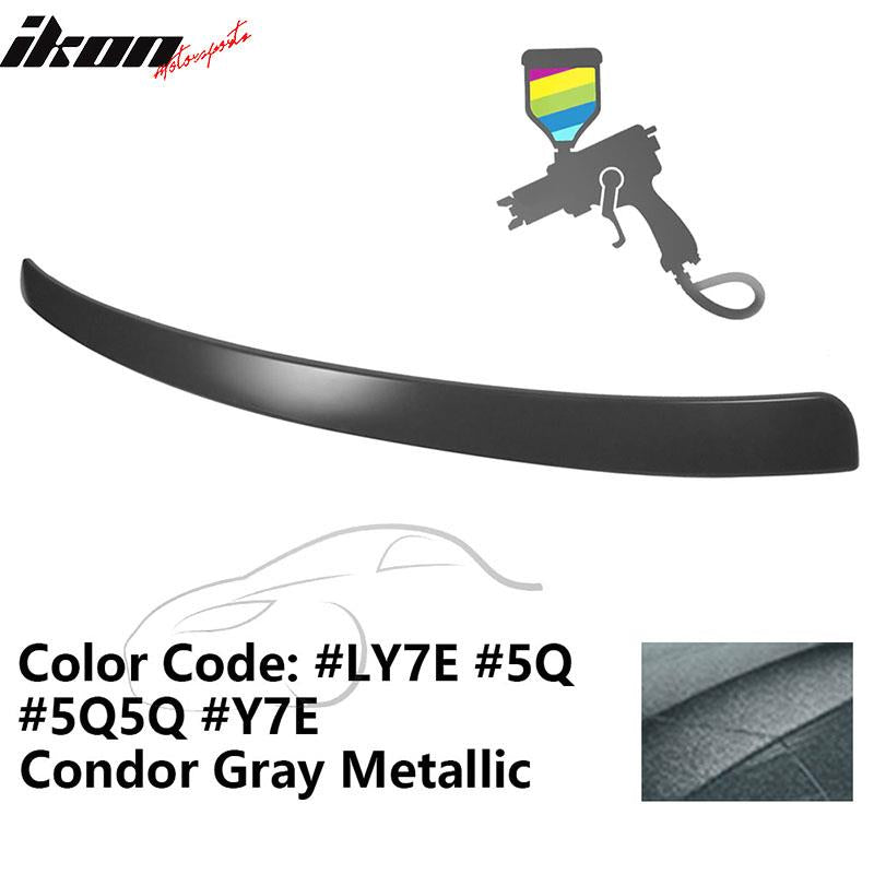 2009-2014 Audi A4 Quattro B8 Sedan 4Door Painted ABS Rear Roof Spoiler