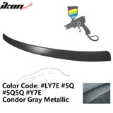 2009-2014 Audi A4 Quattro B8 Sedan 4Door Painted ABS Rear Roof Spoiler