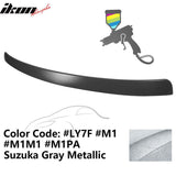 2009-2014 Audi A4 Quattro B8 Sedan 4Door Painted ABS Rear Roof Spoiler