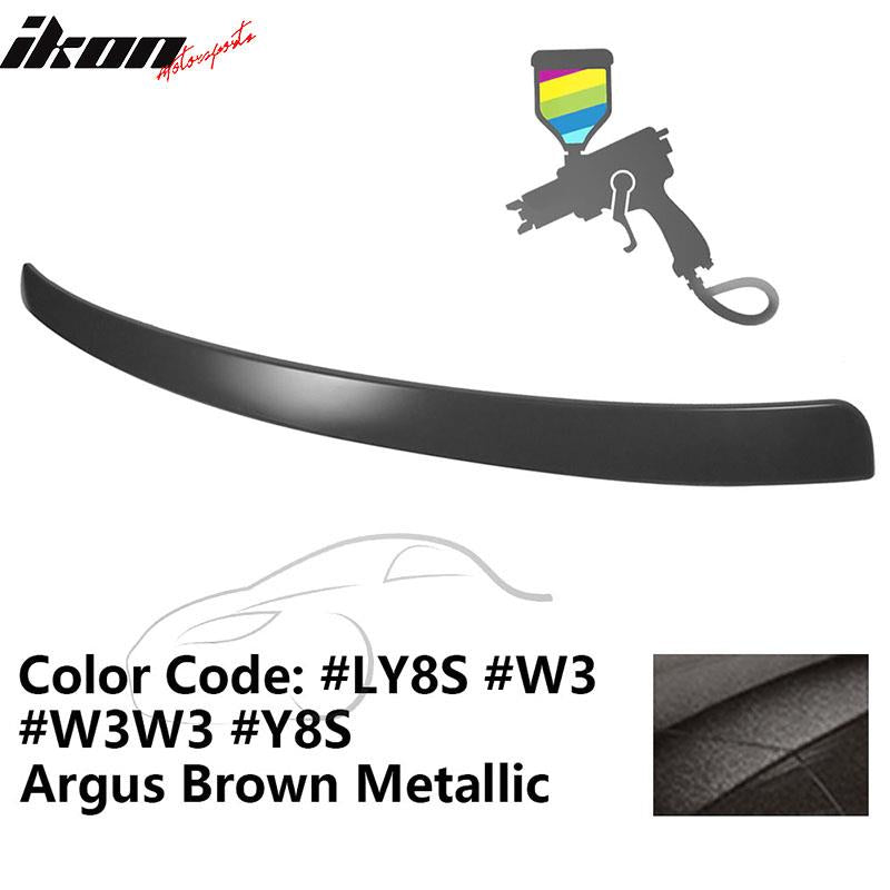 2009-2014 Audi A4 Quattro B8 Sedan 4Door Painted ABS Rear Roof Spoiler