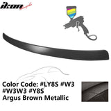 2009-2014 Audi A4 Quattro B8 Sedan 4Door Painted ABS Rear Roof Spoiler