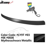 2009-2014 Audi A4 Quattro B8 Sedan 4Door Painted ABS Rear Roof Spoiler