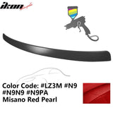 2009-2014 Audi A4 Quattro B8 Sedan 4Door Painted ABS Rear Roof Spoiler