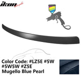 2009-2014 Audi A4 Quattro B8 Sedan 4Door Painted ABS Rear Roof Spoiler