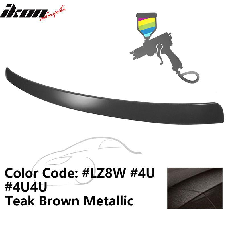 2009-2014 Audi A4 Quattro B8 Sedan 4Door Painted ABS Rear Roof Spoiler