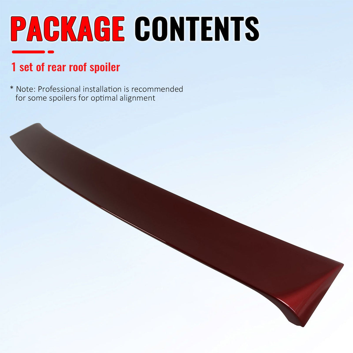 2010-2015 Hyundai Elantra OE Style Rear Roof Spoiler ABS