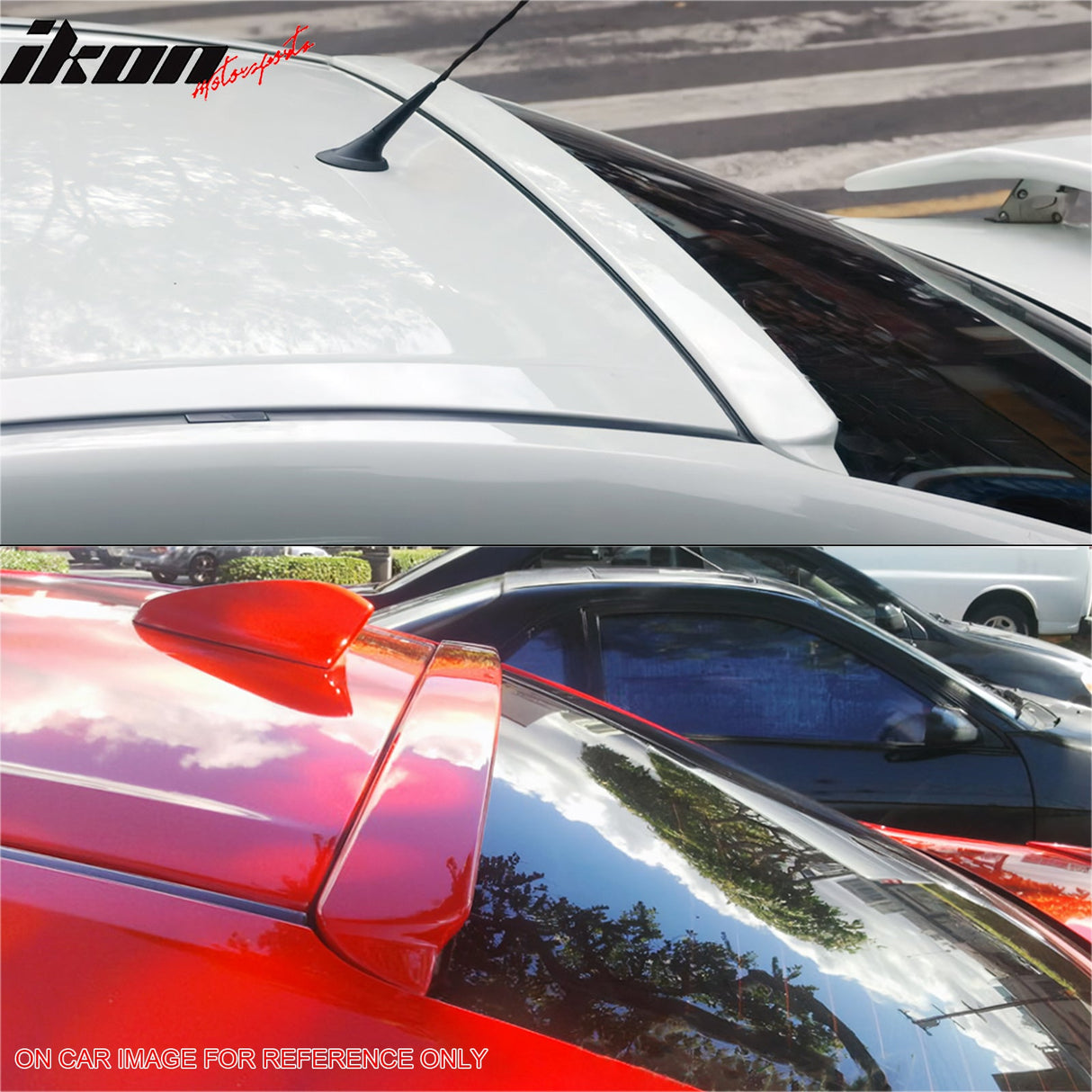 2003-2009 Mazda 3 Sedan Unpainted Rear Roof Window Spoiler Wing ABS