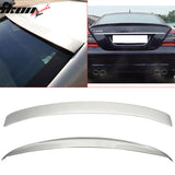 Fits 07-13 W221 Trunk Spoiler & Roof Wing #775 Iridium Silver Metallic