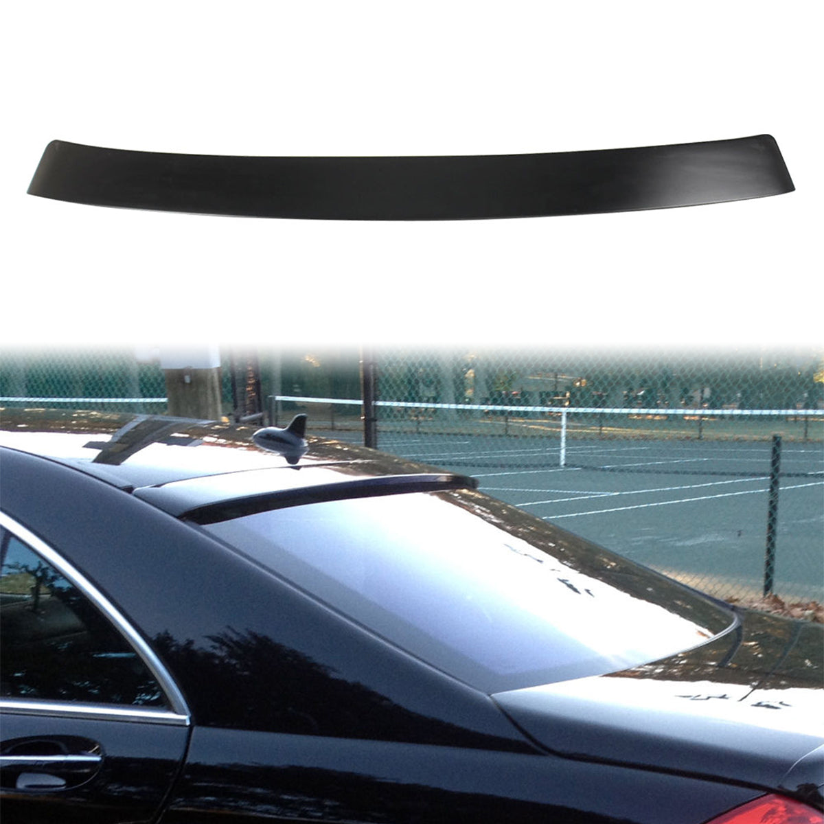 Roof Spoiler for Mercedes Benz S Class W221 4D 2007-2013 RL Style ABS
