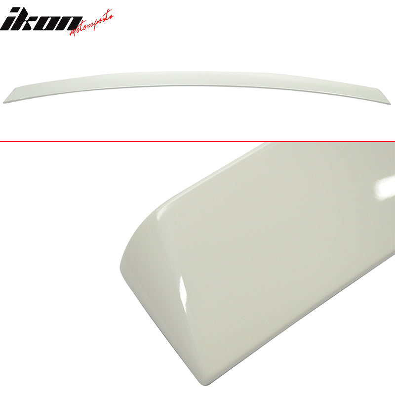 2010-2016 Benz W212 #650 White AMG Trunk Spoiler & OE Roof Wing ABS