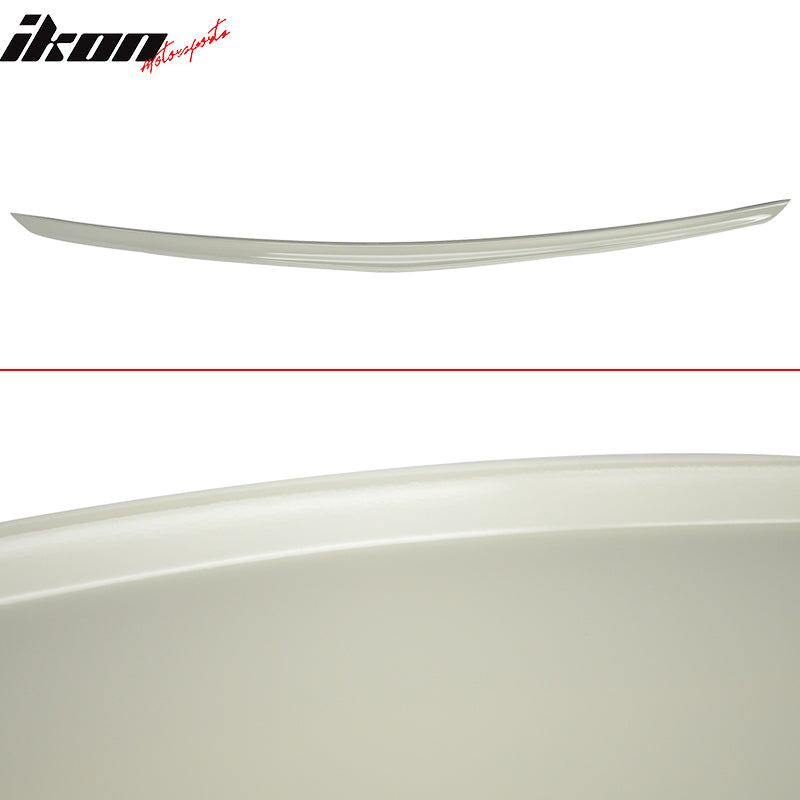 2010-2016 Benz W212 #650 White AMG Trunk Spoiler & OE Roof Wing ABS