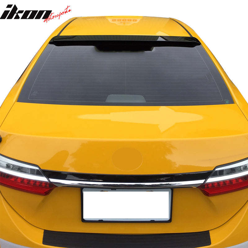 2014-2017 Toyota Corolla Sedan Unpainted Rear Roof Window Spoiler ABS
