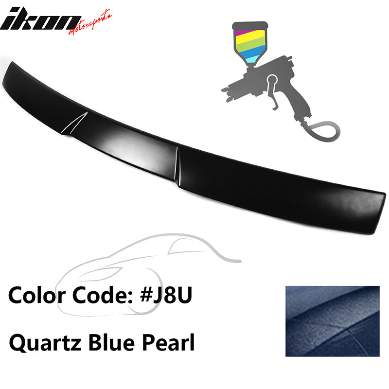 2015-2021 Subaru WRX V Style Quartz Blue Pearl Rear Roof Spoiler ABS