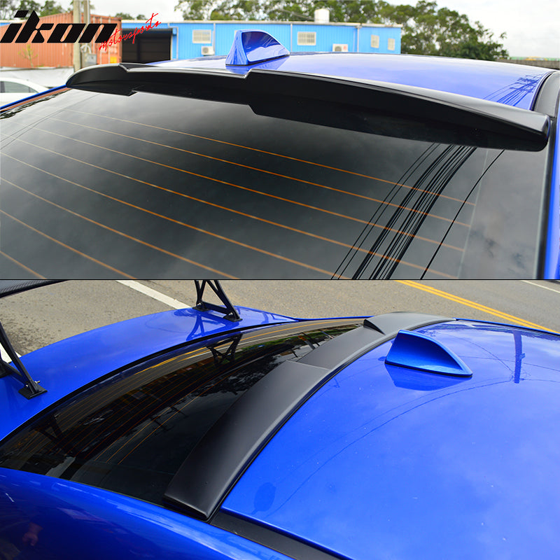 2015-2021 Subaru WRX & WRX STI V Style Matte Black Roof Spoiler ABS