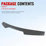 2015-2021 Subaru WRX & WRX STI Rear Top Roof Window Spoiler Wing V2 Style ABS Plastic Painted #G1U E1U GE2 Ice Silver Metallic