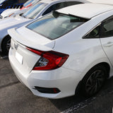 2016-2021 Honda Civic Sedan V Style Roof Spoiler Wing ABS