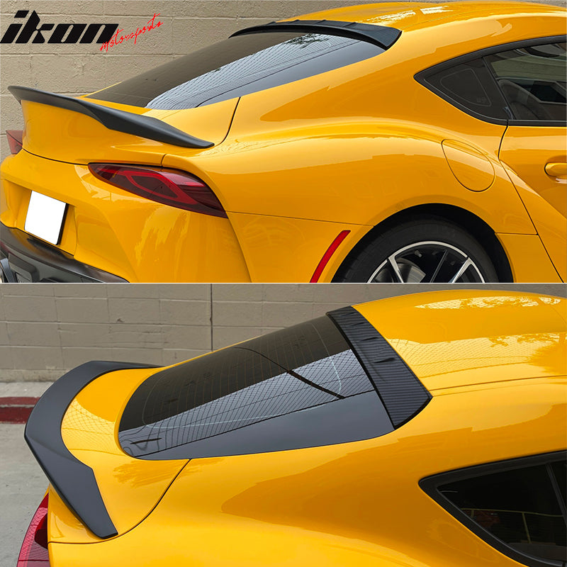 2020-2025 Toyota GR Supra Roof Spoiler Carbon Fiber Rear Window Visor