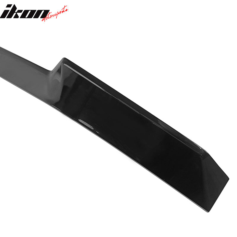 2022-2025 Subaru WRX V Style ABS Rear Roof Spoiler Painted #D4S Black