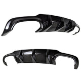 2012-2014 Benz C-Class W204 LCI Rear Lip Diffuser Carbon Fiber