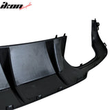 2012-2015 Mercedes Benz C204 LCI Sport Rear Bumper Diffuser Lip ABS