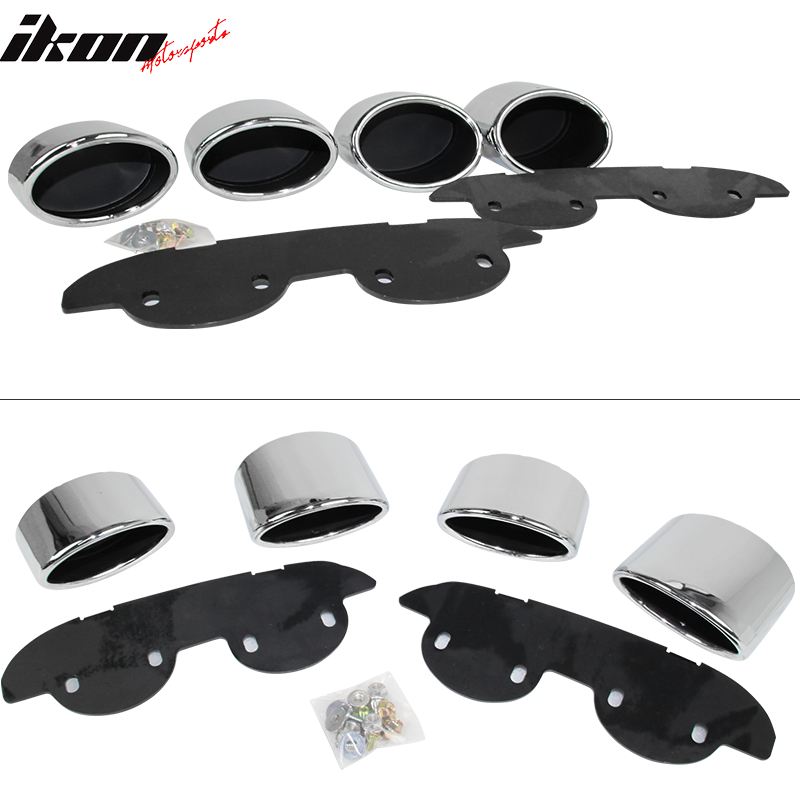 2019-2022 Toyota Corolla 5DR Rear Lip Diffuser Aprons Muffler Tip ABS