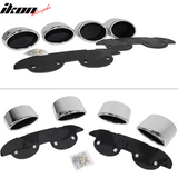 2019-2022 Toyota Corolla 5DR Rear Lip Diffuser Aprons Muffler Tip ABS