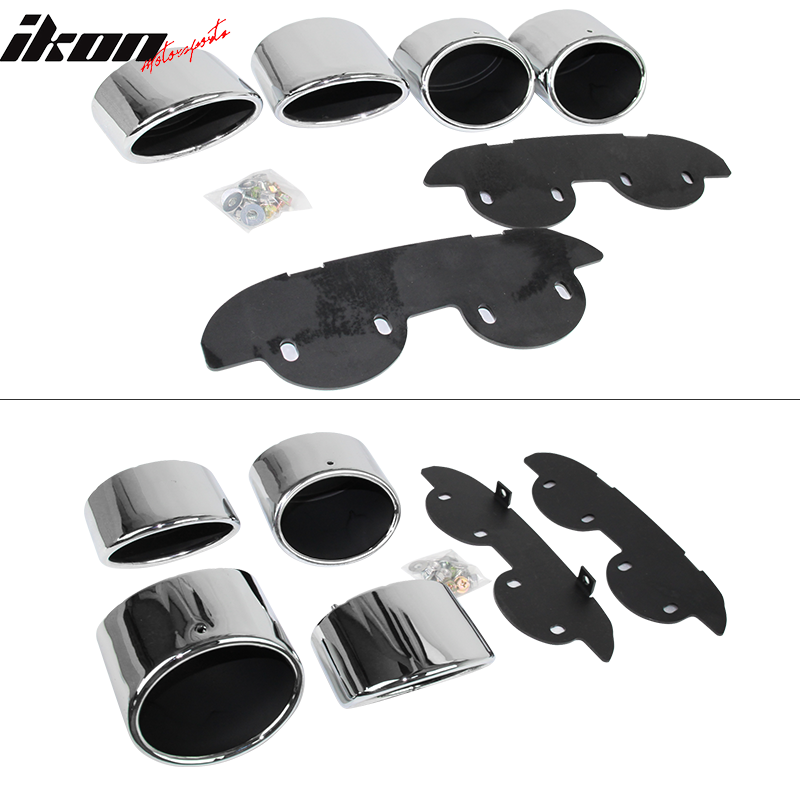 2019-2022 Toyota Corolla 5DR Rear Lip Diffuser Aprons Muffler Tip ABS
