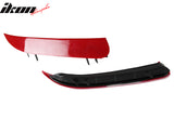 2014-2019 Benz W117 C117 CLA-Class Painted #Red Rear Side Vent Canards