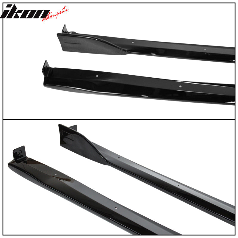 2019-2025 Toyota Corolla E210 T Style Matte Black Side Skirts ABS