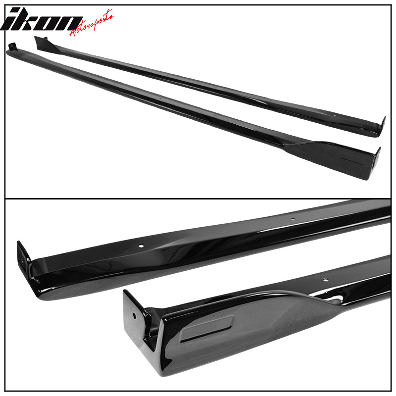 2019-2025 Toyota Corolla Hatchback 5Dr Painted #218 Black Side Skirts