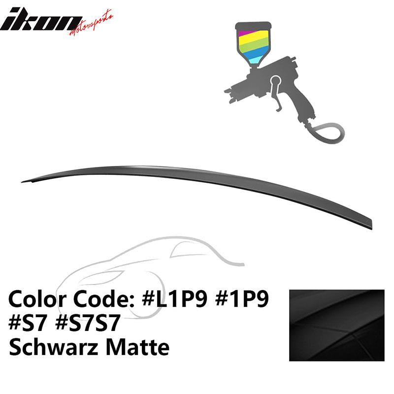 2009-2014 Audi A4 Quattro B8 4Door Painted ABS Trunk Spoiler Wing