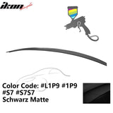 2009-2014 Audi A4 Quattro B8 4Door Painted ABS Trunk Spoiler Wing