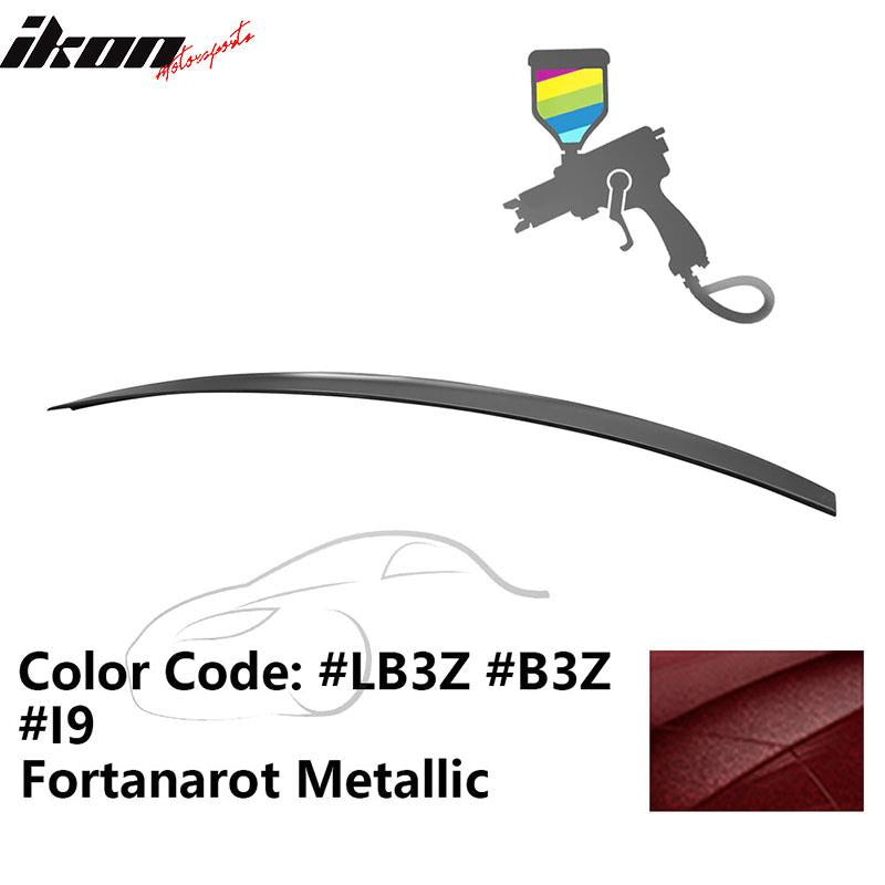 2009-2014 Audi A4 Quattro B8 4Door Painted ABS Trunk Spoiler Wing