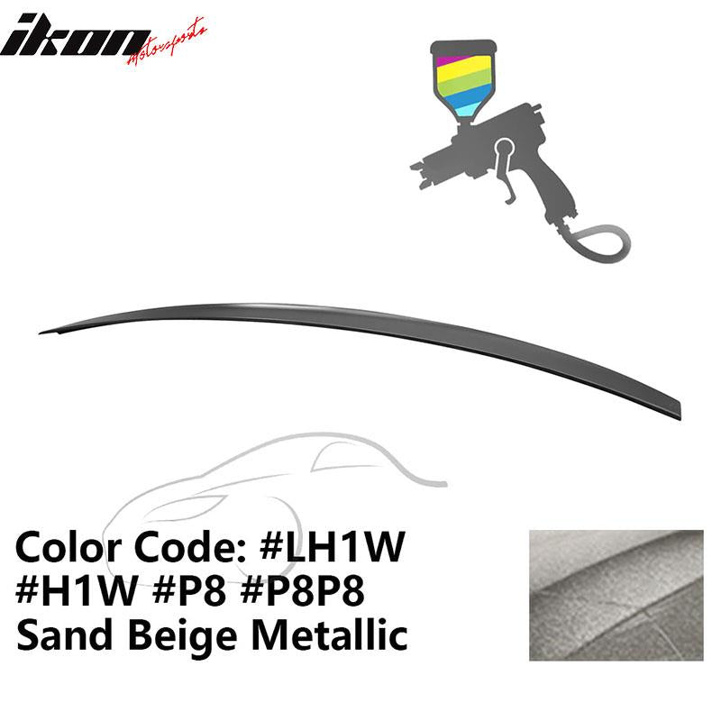 2009-2014 Audi A4 Quattro B8 4Door Painted ABS Trunk Spoiler Wing