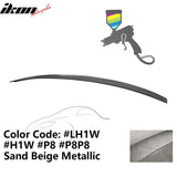 2009-2014 Audi A4 Quattro B8 4Door Painted ABS Trunk Spoiler Wing