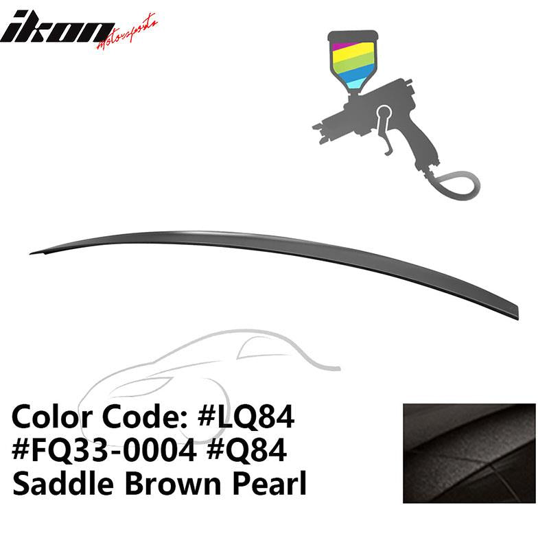 2009-2014 Audi A4 Quattro B8 4Door Painted ABS Trunk Spoiler Wing