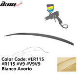 2009-2014 Audi A4 Quattro B8 4Door Painted ABS Trunk Spoiler Wing