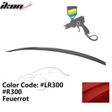 2009-2014 Audi A4 Quattro B8 4Door Painted ABS Trunk Spoiler Wing