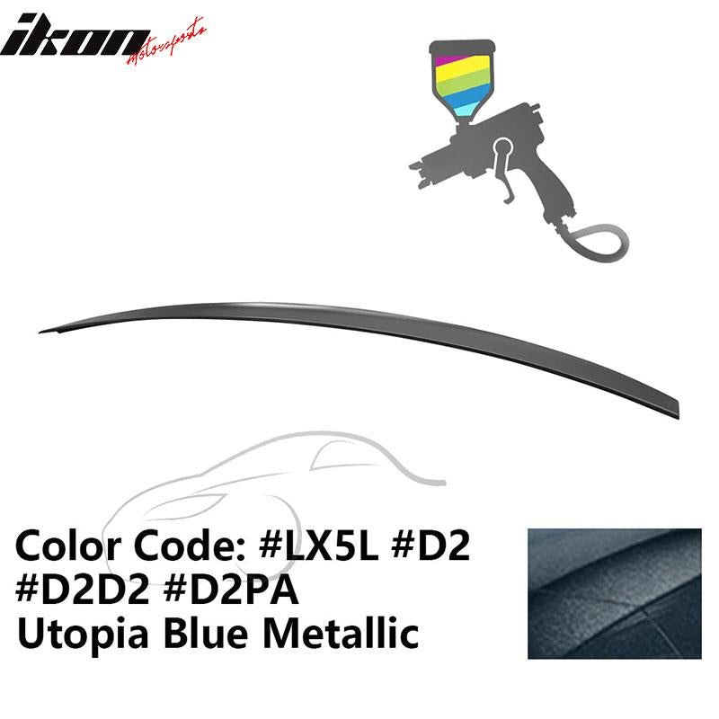 2009-2014 Audi A4 Quattro B8 4Door Painted ABS Trunk Spoiler Wing