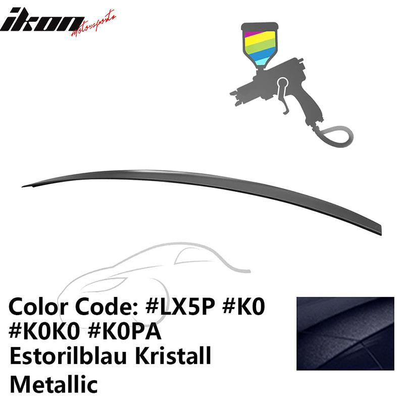 2009-2014 Audi A4 Quattro B8 4Door Painted ABS Trunk Spoiler Wing