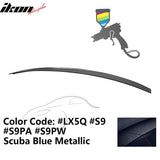 2009-2014 Audi A4 Quattro B8 4Door Painted ABS Trunk Spoiler Wing