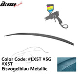 2009-2014 Audi A4 Quattro B8 4Door Painted ABS Trunk Spoiler Wing