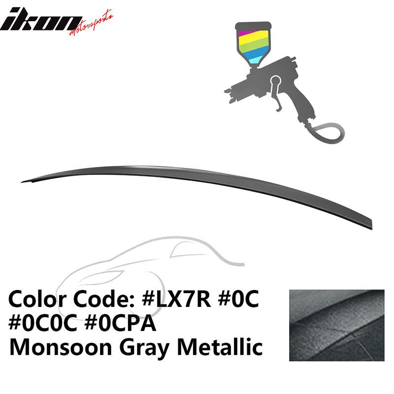 2009-2014 Audi A4 Quattro B8 4Door Painted ABS Trunk Spoiler Wing