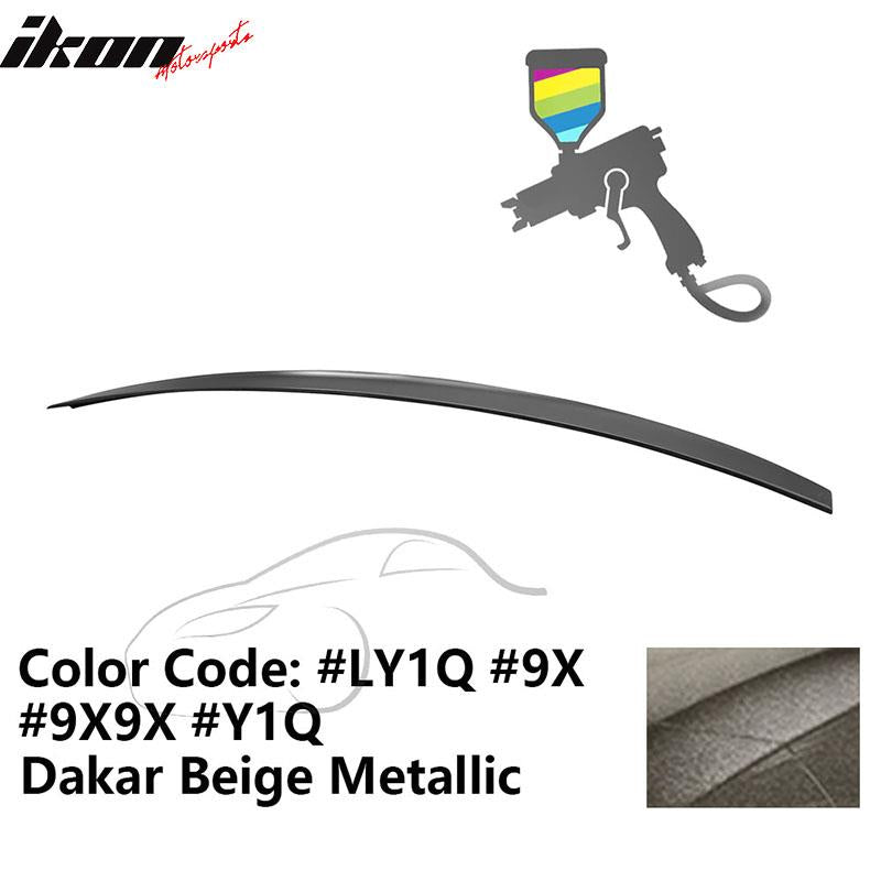 2009-2014 Audi A4 Quattro B8 4Door Painted ABS Trunk Spoiler Wing