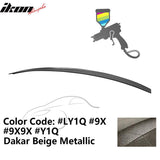 2009-2014 Audi A4 Quattro B8 4Door Painted ABS Trunk Spoiler Wing