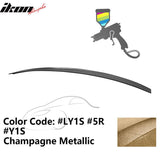 2009-2014 Audi A4 Quattro B8 4Door Painted ABS Trunk Spoiler Wing