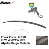 2009-2014 Audi A4 Quattro B8 4Door Painted ABS Trunk Spoiler Wing