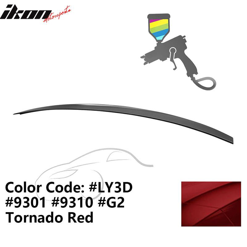 2009-2014 Audi A4 Quattro B8 4Door Painted ABS Trunk Spoiler Wing