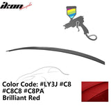 2009-2014 Audi A4 Quattro B8 4Door Painted ABS Trunk Spoiler Wing