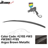 2009-2014 Audi A4 Quattro B8 4Door Painted ABS Trunk Spoiler Wing